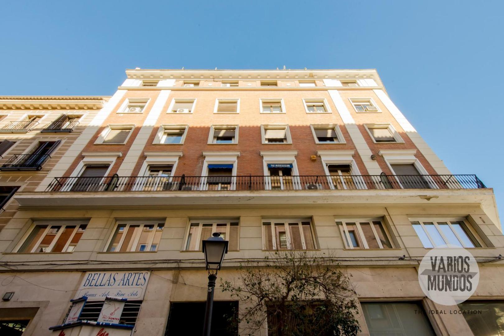 Bright Apt Para 4Pax En Gran Via-Plaza De Carmen E2 Madrid Exterior photo
